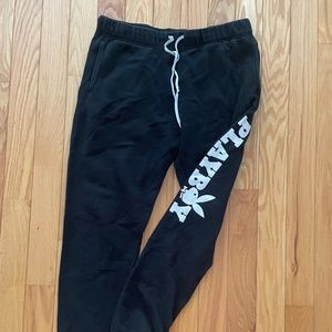 Black Playboy Jogger Sweatpants